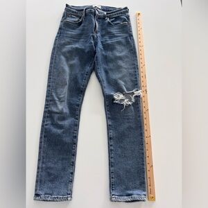 Agolde 26 Toni Distressed Jeans Style #A133E-1256 Cut 53646 Toni